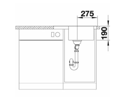 akcija inox sudopere blanco dinas 45 s