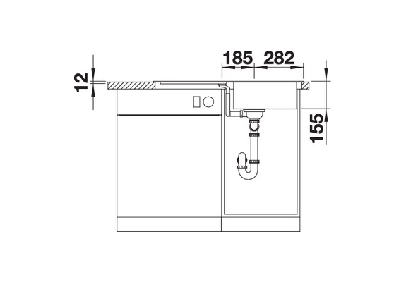 akcija inox sudopere blanco flex pro 45 s