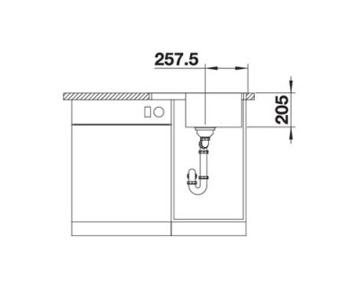akcija inox sudopere blanco lemis 45 s if mini