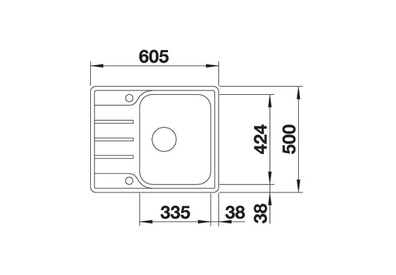 akcija inox sudopere blanco lemis 45 s if mini