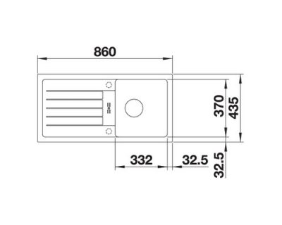 akcija granitne sudopere blanco favum 45 s silgranit