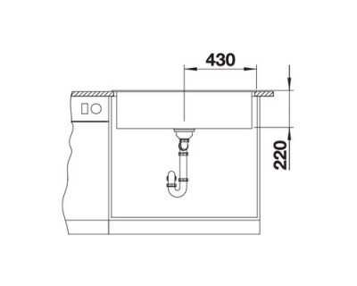 akcija granitne sudopere blanco naya xl 9 silgranit