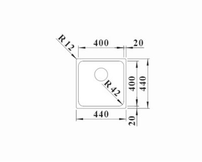 inox podgradne sudopere Blanco Solis 400-U
