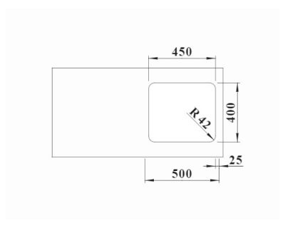 inox podgradne sudopere Blanco Solis 450-U