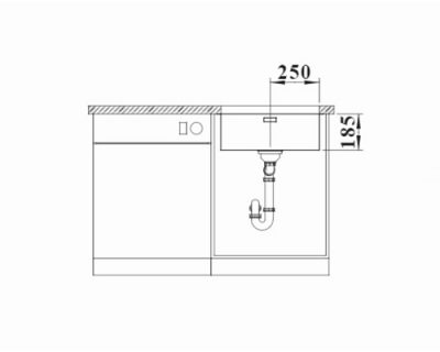 inox podgradne sudopere Blanco Solis 500-U