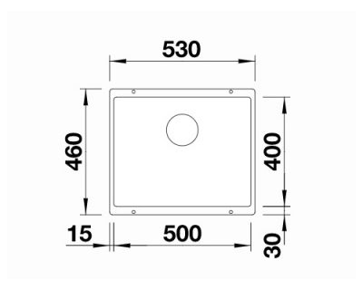 granitne podgradne sudopere Blanco Subline 500-u black edition