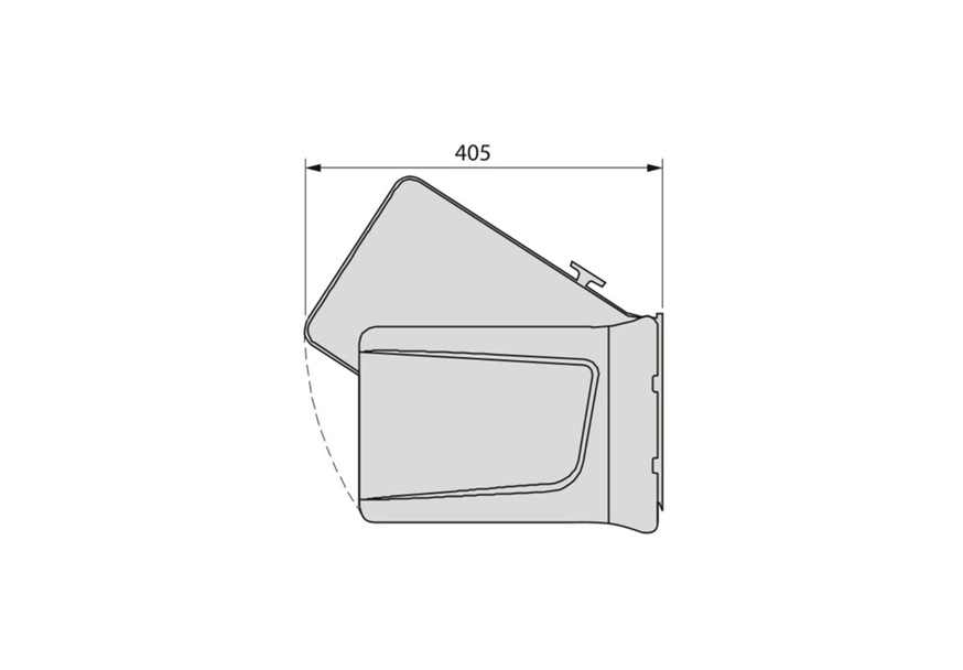 emuca-kanta-m45-dimenzije-pogled-odozgo Kanta za otpad EMUCA M-45