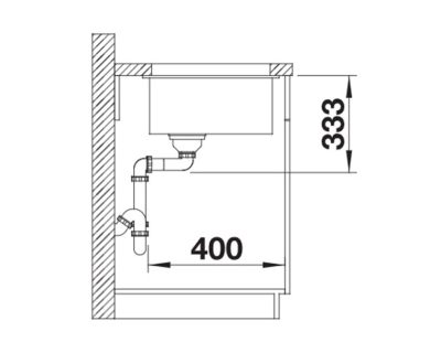 podgradne granitne sudopere blanco rotan 500-u