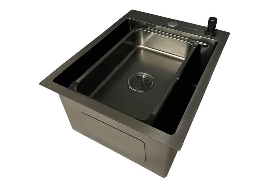 sandonna-hd4050r-inox-osnovna sudopere sandonna hd4050r inox crna