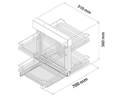 magic corner žičani element za ugao