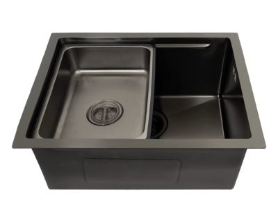 podgradna sudopera SANDONNA HD5040R INOX CRNA+KORPICA CRNA