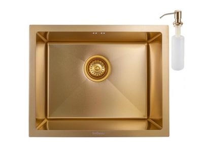 zlatna podgradna sudopera
