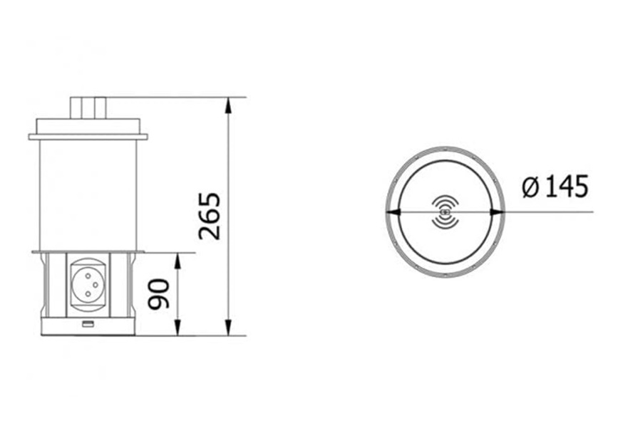 modularna-uticnica-gtv-comfort-plus-dimenzije IZVLAČNA UTIČNICA GTV COMFORT PLUS