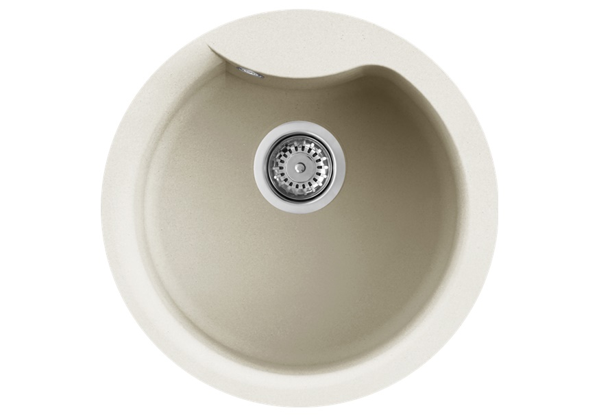 Sudopera ELLECI EGO ROUND FI-485mm, GRANITEK 4 boje - KuhinjaShop