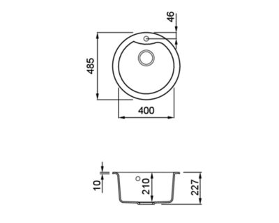 granitne sudopere elleci ego round granitek