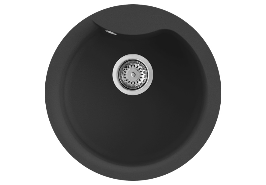 elleci-ego-round-nero-g40-LGEROU40 granitne sudopere elleci ego round granitek