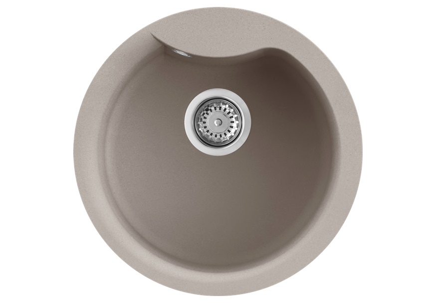 elleci-ego-round-tortora-g43-LGEROU43 granitne sudopere elleci ego round granitek