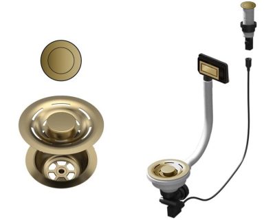 ELLECI PUSH-CONTROL SET ZA ODVOD: METALNA REŠETKA ZA SLIVNIK I PRELIVNIK