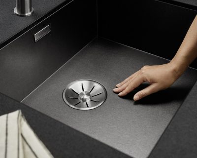 podgradna sudopera blanco zerox 500-u dark steel