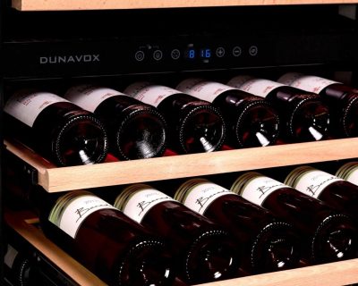 vinske vitrine DUNAVOX DX-166.428DBK
