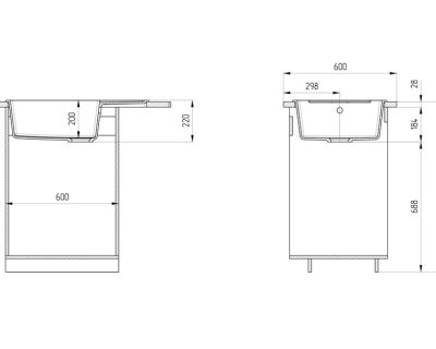 granitne sudopere ulgran u-602
