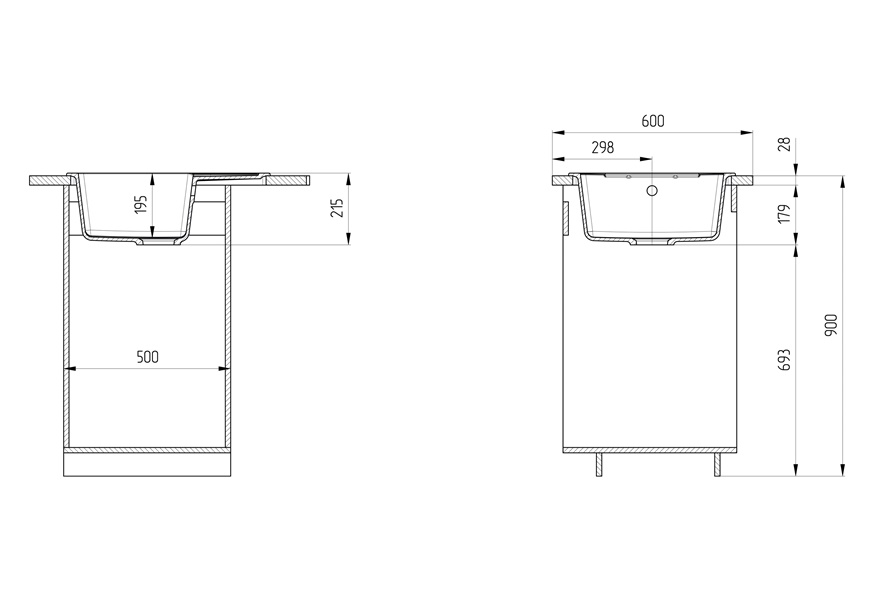 granitne-sudopere-ulgran-u-607-dimenzije-1 granitne sudopere ulgran u-607