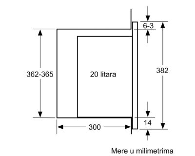 BOSCH BFL520MB0 ugradna mikrotalasna