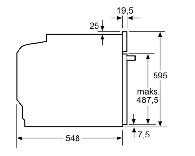 BOSCH HBG278BB3 ugradna rerna