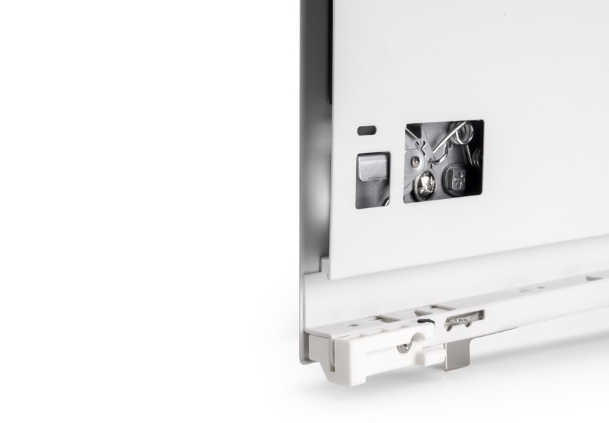 fioka-emuca-vertex-sa-metalnim-belim-stranicama-visine-131mm-presek fioka EMUCA VERTEX VISINE 131mm