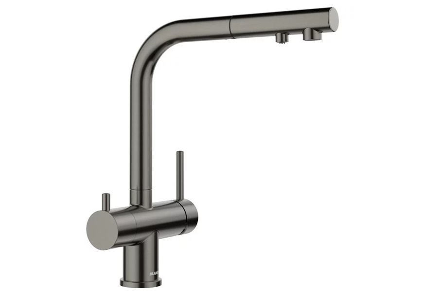 slavina-sa-tusem-za-filtraciju-blanco-fontas-ii-saten-dark-steel-527737- slavina sa tušem BLANCO FONTAS-S II SATEN DARK STEEL 527737