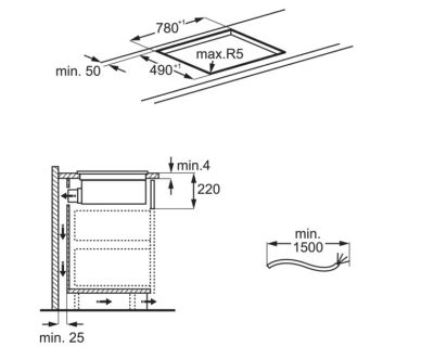 AEG NCP84C01AZ indukciona ploča sa integrisanim aspiratorom širine 83cm