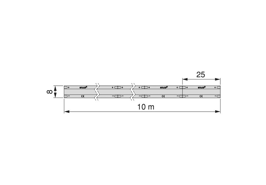 led-traka-lynx-premium-cob-4,8w-m-ip20-12v-10metara-2-boje-svetlosti- LED TRAKA LYNX PREMIUM COB 4,8W/m IP20 12V 10metara