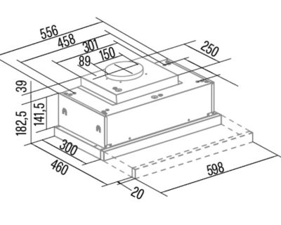 CATA TFH-6630 BK teleskopski aspirator