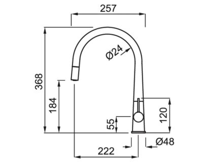 Slavina ELLECI ATHENA PLUS sa tušem