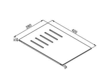 ELLECI MULTIFUNKCIONALNA HPL DASKA ZA SEČENJE