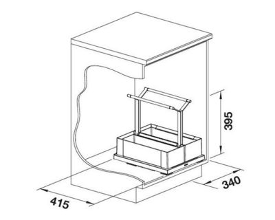 BLANCO STORAGE CADDY 40 odlaganje sredstava za čišćenje