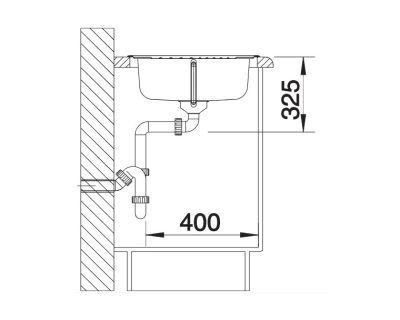 Inox sudopera TIPO 45 S COMPACT plemeniti čelik