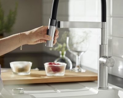 Slavina BLANCO SONEA-S FLEXO inox massive sa tušem