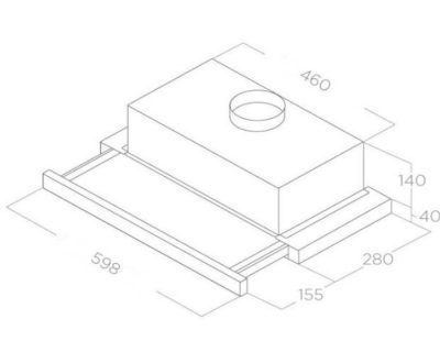 ELICA ELITE 14 LUX teleskopski aspirator