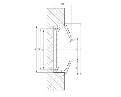 UKOPAVAJUĆA RUČICA RUJZ DESIGN 403.07 MCrE