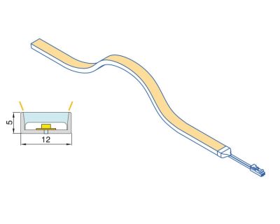 Fleksibilna LED TRAKA NEONLYNX PREMIUM 12x5mm IP65 24V