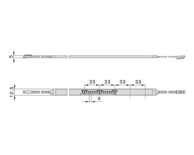 Fleksibilna LED TRAKA NEONLYNX PREMIUM 12x5mm IP65 24V