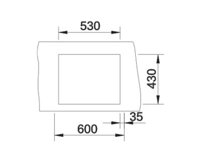 Inox sudopera BLANCO CLARON 500-IF