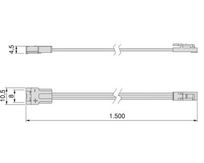 LED TRAKA KABAL LYNX Q sa konektorima za spoj trake i transformatora