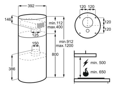 Ostrvski aspirator ELECTROLUX LFI514X