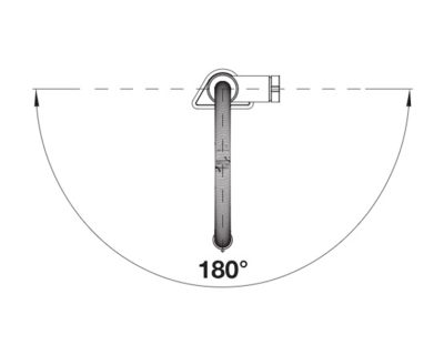 Slavina Blanco Culina-S II sa tušem CRNA MAT