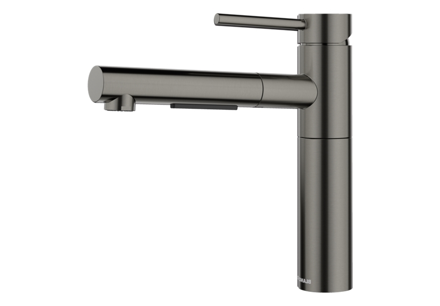 slavina-sa-tusem-blanco-alta-s-ii-saten-dark-steel-527555-- Slavina Blanco Alta-S II SATEN DARK STEEL sa tušem