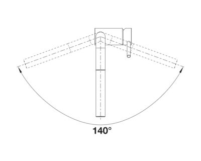 Slavina Blanco Linus-S SATEN DARK STEEL sa tušem