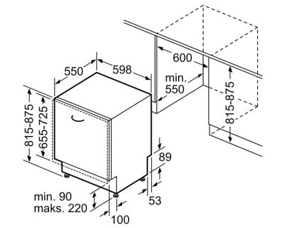 BOSCH SMV4HVX02E sudomašina za element 60cm
