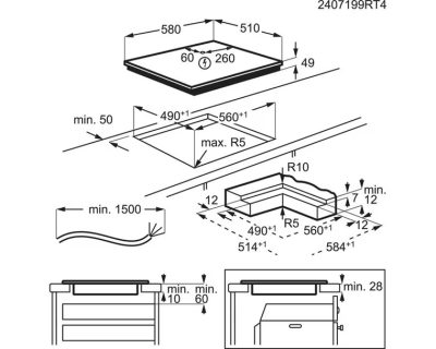 ELECTROLUX EIS62453IZI indukciona ploča